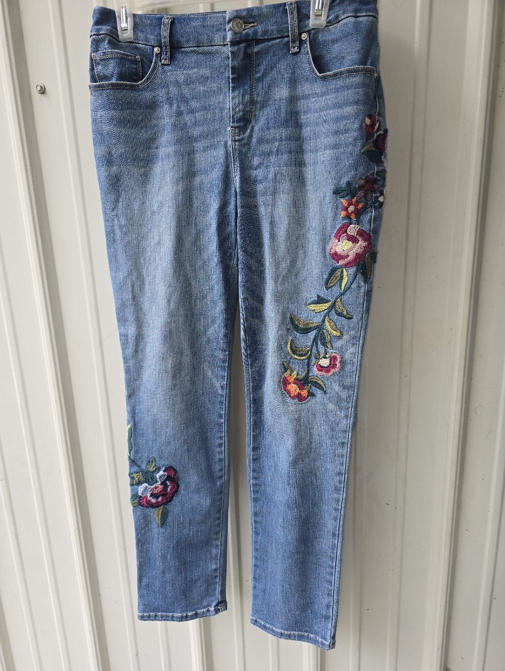 Chicos Girlfriend Slim Leg Ankle Jeans